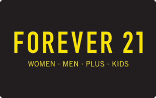 Buy Forever 21 Gift Cards | Dyme Earth - SHOP NO2CO2