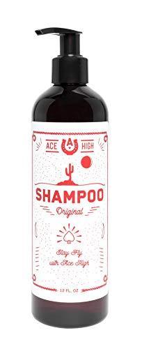 ace high Men's Shampoo, Super Cleansing and Non-Drying, Promotes Scalp Health, Small Batch, Sulfate Free,12oz - SHOP NO2CO2