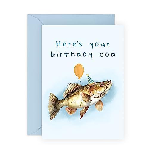 CENTRAL 23 Birthday Cards For Dad - Birthday Cod Realistic - Birthday Card Husband - Birthday Greeting Cards Daddy - Father Birthday Card - Boyfriend - Son In Law - Comes With Stickers - SHOP NO2CO2