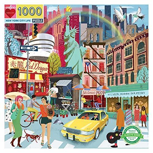 eeBoo: Piece and Love New York Life 1000-piece Square Adult Jigsaw Puzzle, Jigsaw Puzzle for Adults and Families, Includes Glossy, Sturdy Pieces and Minimal Puzzle Dust - SHOP NO2CO2