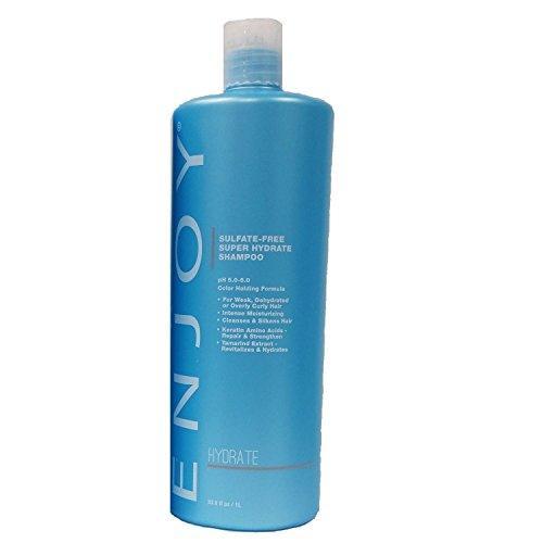 ENJOY Hair Care Super Hydrate Shampoo, Shampoo For Color Treated Hair, Shampoo for Men and Women, Curly Hair Shampoo - 33.8 Fl Oz - SHOP NO2CO2