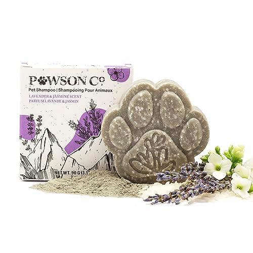 Pawson Dog Shampoo Bar - Natural Pet Shampoo with Rice Water and Aloe for Animals, Puppy Essentials, Jasmine and Lavender Scent - SHOP NO2CO2