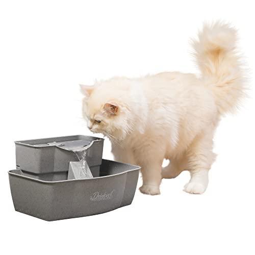 PetSafe Multi-Tier Fountain – Large Waterer Great for Cats and Dogs – 2 Heights to Drink From – Great for Senior Pets – 100 Oz Capacity – Fresh, Filtered Water - SHOP NO2CO2