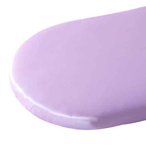 Pro Goleem Satin Bassinet Sheet Great for Baby Hair Soft Silk Feeling Sheet for Cradle or Bassinet Pad＆Mattress for Boys and Girls Gift for Newborn and Infant Lavender - SHOP NO2CO2