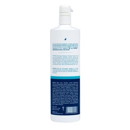 SUDZZfx Nyrvana Purifying Shampoo - Hair Loss Shampoo for Men & Women - Protect Refresh & Go- Color Treated Routine Shampoo for Hair Care - Sulfate Free Travel Size Shampoo, 33.8 Fl Oz - SHOP NO2CO2