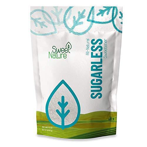 Sweet Nature Sugarless Erythritol and Stevia Blend Sweetener 80 Ounce ( 5 LB ) White (pack of 1) - SHOP NO2CO2